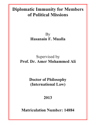 تعريف صوت داخلى ديل 755. Diplomatic Immunity For Members Of Political Missions
