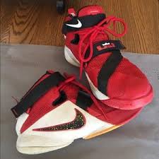 Ship to world, fast shipping! Nike Lebron James Shoes Nike Lebron James Red Boys High Top Shoes Poshmark