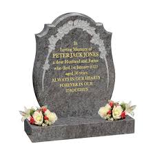Due to its various features, it is we offer bahama ivory gold granite countertops in all kinds of sizes and thickness according to. Ghs67 Intricate Floral Design Headstone Memorials Of Distinction