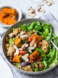 Honey Roast Pumpkin Quinoa Salad Nourish Every Day