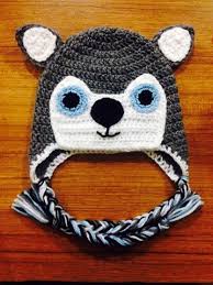 Save $ 14.00 (20 %) Husky Crochet Hat Crochet Hats Crochet Animal Hats Crochet Baby Hats