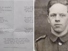 Rare poem of Hamilton soldier killed 100 years ago this week uncovered