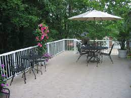 Vinyl decking is highly resistant to stains and fading. Vinyl Deck Material Choices Boards Or Flooring