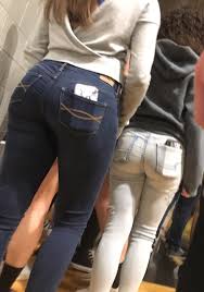 Jeans creepshots - Best adult videos and photos