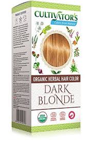 Cultivator S Organic Herbal Hair Color Dark Blonde Herbal Blend For Hair Dye And Care Covers White H Herbal Hair Colour Herbal Hair Hair Color Burgundy