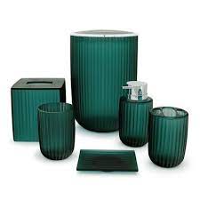 Cookies and other similar technologies are an essential part of how our platform works. Immanuel Vienne 6 Piece Bathroom Accessory Set Color Beautiful Bathroom Decor Green Bathroom Accessories Green Bathroom Decor