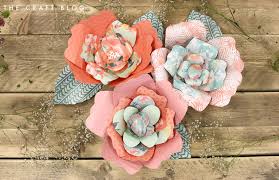 41 classic signature paper flower template designs. Diy Giant Spring Flowers Tutorial W The Craft Blog