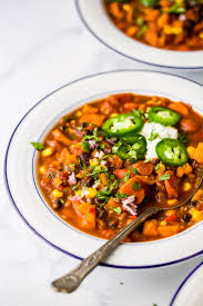 Black Bean And Sweet Potato Soup Instant Pot Instant Pot Sweet Potato Black Bean Chili Recipe Vegetarian Chili Crock Pot Sweet Potato Black Bean Chili