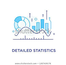 Growth Indicators Diagrams Vector Eps 10 Stock Vector