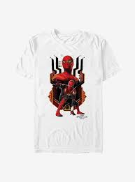 Marvel Spider Man No Way Home Integrated Suit T Shirt In 2021 Slim Fit Shorts Marvel Spiderman T Shirt