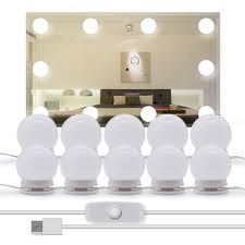 Once your light bulbs are installed, your diy vanity mirror with lights is finally ready to go! Diy Vanity Mirror Light Usb Powered Hollywood Style Led Bulbs For Makeup Dressing Table Buy At The Price Of 7 98 In Aliexpress Com Imall Com