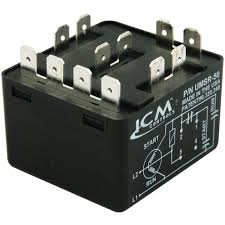 Hi just searching for a relay and came up with lot of varieties for coil voltages (from 5v to 110vdc/ac). Icm Controls Umsr 50 Universal Motor Starting Relay 50 Amp Patented Differential Voltage Sensing Voltage Rating 110v 270v Ac Single Phase Maximum Voltage Contact Rating 502v Ac Multi Testers Amazon Com Industrial