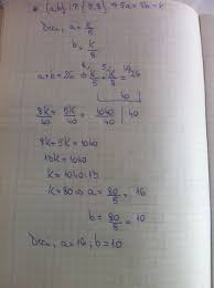 Ihr graph ist eine hyperbel, die sich den koordinatenachsen asymptotisch annähert. Numerele A Si B Sunt Invers Proportionale Cu 5 Si 8 Daca A B 26 Atunci Determinati Numerele A Si B Brainly Ro