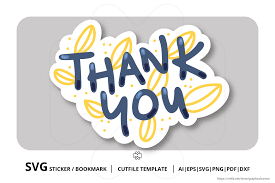 Download Thankyou Vector Svg Graphics Sticker Design Patch Cutfile Template Gc 099 Crella