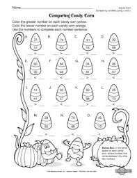 This Perfect For Fall Worksheet Provides Practice Comparing Numbers To 100 A Freebie From Themailbox Fall Worksheets Math Worksheets Fall Math