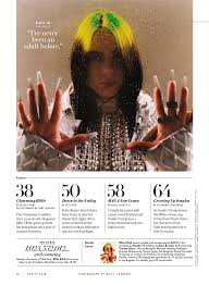 To view this video please enable javascript, and consider upgrading to a web browser that supports html5 video. Billie Eilish In Vogue Magazine Uk March 2021 Hawtcelebs
