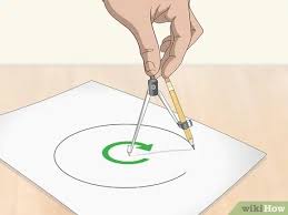 It's center is called the circumcenter, which is the point where the three perpedicular bisectors of the sides intersect. 6 Ways To Draw A Circle Wikihow