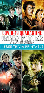 Harry Potter Movie Order In 2020 Harry Potter Movie Order Harry Potter Movies Harry Potter Order