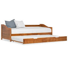 140 x 195 x h 16 ingombro massimo letto divano letto in arredamento e casalinghi. Vidaxl Divano Letto A Scomparsa Marrone Miele Legno Di Pino 90x200 Cm Vidaxl It