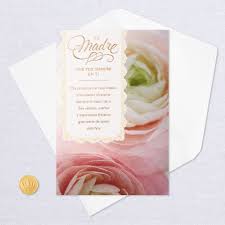 Sympathy message for flowers in spanish. Your Mother Lives On In You Spanish Language Sympathy Card Greeting Cards Hallmark