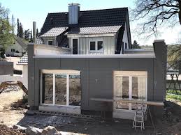 Prefa Fassaden Sidings An Einem Anbau In Sprockhovel Ennepe Ruhr Kreis Aluminium Fassaden Uberzeugen Durch Eine Schnelle Dachsanierung Dachdecker Haus Bauen