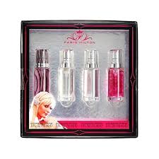 Shop for paris hilton perfume in celebrity perfumes. Paris Hilton 4 Pc Variety Set Standardoz By Paris Hilton For Fragrance Gift Sets Giftexpress Com
