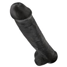 King Cock 15 Inch Cock With Balls Black Huge Dildo Sex Toy Suction Cup |  eBay
