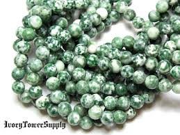 1 Strand 6mm Tree Agate Beads Green Spotted Stone Semiprecious Gemstone Beads Natural Stone Beads By Ivorytowersupply On Etsy Tree Agate Agate Beads Gemstone Beads