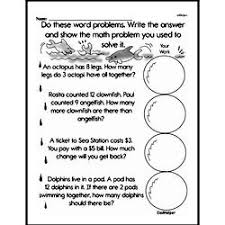 This file contains the next 5 word problems in the first grade set. First Grade Word Problem Worksheets Edhelper Com
