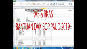 Dan ingat bahwa materi ini dapat diedit dan disesuaikan dengan situasi dan kondisi yang ada di lingkungan bapak/ibu semuanya. Rab Rkas Bop Rkas Sekolah Bantuan Dak Bop Paud Tk 2019 By Iram Ramadhan