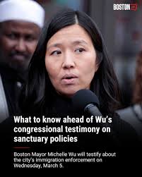 Boston Mayor Michelle Wu will surely face a hostile environment from House  Republicans when she testifies about immigration enforcement.  https://trib.al/7c7K1ow