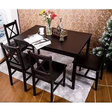 Shop target for dining room sets & collections you will love at great low prices. Merax 5 Pc Solid Wood Dining Set 4 Person Table And Chairs Espresso Formaldiningrooms Solid Wood Dining Set Dining Table Chairs Dining Room Table Set