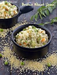 Broken Wheat Upma Recipe Healthy Dalia Upma Godi Upma Recipe Healthy Breakfast Recipes Upma Recipe Indian Food Recipes Vegetarian