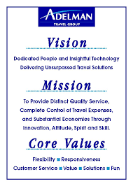 Adelman Vision Mission Core Values Vision Statement Core Values Restaurant Management