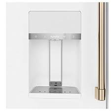 Use these cafe brackets as replacements for existing brackets or as additional center support for curtain rods extended to longer lengths. Cafe 27 6 Cu Ft Matte White And Brushed Bronze 4 Door French Door Refrigerator Pricepulse
