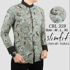 Jangan pernah sekalipun anda memakaikan dasi pada kemeja dengan kerah seperti ini, karna sangat tidak pantas untuk dilihatnya. Jual Do Cbl359 Baju Kemeja Batik Pria Slim Fit Model Kerah Koko Lebaran Kota Bandung Discoverofficial Tokopedia