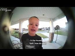 Boy Uses Ring Doorbell To Call Dad Youtube Ring Doorbell Doorbell Camera This Or That Questions