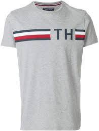 Tommy Hilfiger Logo Print T Shirt T Shirt Mens Tshirts Mens Shirts