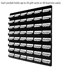 Mount this outdoor business card holder to store front doors, vehicle windows and outdoor signs. Business Industrial 48 Pocket Assorted Color Business Card Holder W Black Acrylic Wall Mount Qualitylifecenter