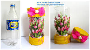 Regalos Para El Dia De La Madre Con Botellas De Plastico Recicladas Cositasconmesh