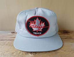 Pacific Truck Manufacturing Vintage 80s Gray Mesh Trucker Snapback Hat Adjustable Baseball Cap Trucking Manufacturer Victory Caps Ballcap Mesh Trucker Hat Trucks Hats
