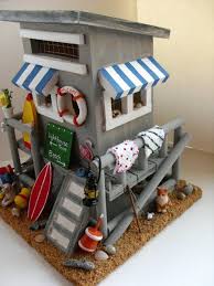 Get great deals on birds & birdhouses nautical décor figurines. Beach House Birdhouse Beach Hut Surfboard Lobster Buoy Seashells Driftwood Flamingo Beach Decor Nautical Flags Flip Flops Bird Houses Bird Houses Painted Beach Crafts