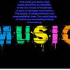 Without music, life would be 87. 1