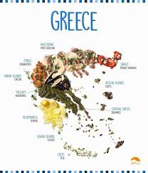This Food Stylist Makes Maps Out Of Regional Delicacies Food Map Greece Food Food Infographic