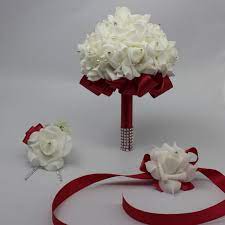 Maybe you would like to learn more about one of these? 3 Pcs Wedding Bouquet Boutonniere Wrist Corsage Set Bridal Bridesmaid Red Rose Flowers Holder Bride Accessories Home Party Wrist Corsage Red Rose Flowerrose Flower Aliexpress