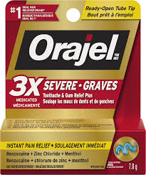 Toothaches are annoying and often painful, so you'll probably want to relieve your pain any way you can. Severe Toothache And Gum Relief Plus Triple Medicated Gel Orajel