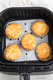 Air frying frozen biscuits on multiple racks: Air Fryer Biscuits Frozen Refrigerated Pinkwhen