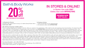 Pinned January 22nd 20 Off 25 At Bath Body Works Or Online Via Promo Code Springtime Coupon V Bath And Body Works Bath And Body Bath Body Works Coupon