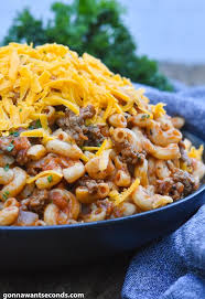 Hamburger Goulash Easy One Pot Meal Recipe Hearty Pasta Recipes Easy Goulash Recipes Easy One Pot Meals