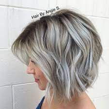 So Obsessed With My Hair Dimensional Silver Grey Balayage Silverhair Greyhair Guytang Milabu Grey Hair Color Silver Gray Hair Highlights Grey Hair Color